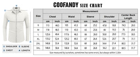 COOFANDY Men's Casual Long Sleeve Button Down Summer Beach Shirt