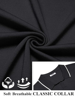 COOFANDY Polo Shirts Short Sleeve Knit Polo Shirt Golf T Shirts