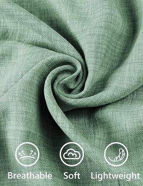 COOFANDY Men's Saint Patrick's Day Lucky Green Cuban Linen Shirt