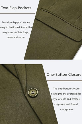 COOFANDY Men's Casual Blazer One Button Sport Coat Slim Fit Lightweight Suit Blazer Jacket