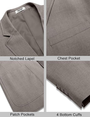 COOFANDY Mens Casual Sport Coat Lightweight Two Button Blazer Slim Fit Business Jackets