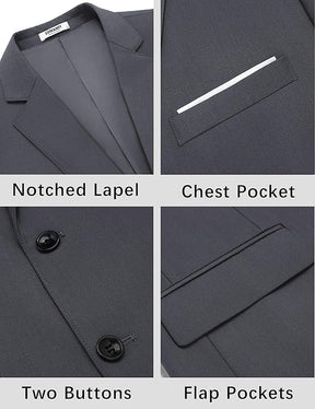 COOFANDY Mens Causal Blazer Two Button Suit Jackets Lightweight Slim Fit Sports Coats