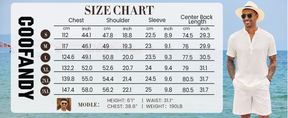 COOFANDY Men's Casual Henley Shirt Short Sleeve Summer Shirts Linen Band Collar Summer Beach Hippie T-Shirts