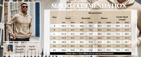 COOFANDY Mens Hoodies Sweatshirts Long Sleeve Fashion Waffle Knit Pullover Hoodie with Pocket