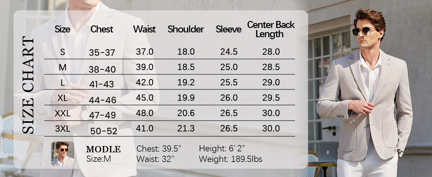 COOFANDY Mens Casual Sport Coat Blazer Two Buttons Knit Lightweight Suit Jackets