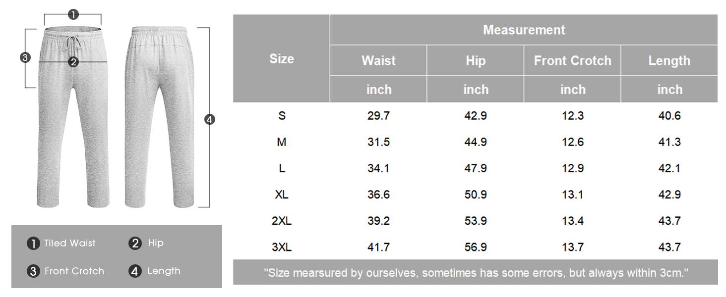 COOFANDY Men Cotton Yoga Pants Casual Sweatpants Jogger Open Bottom Lounge Pants with Pockets