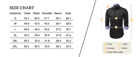 COOFANDY Mens Plaid Dress Shirt Long Sleeve Business Casual Regular Fit Button Down Shirts S-XXL