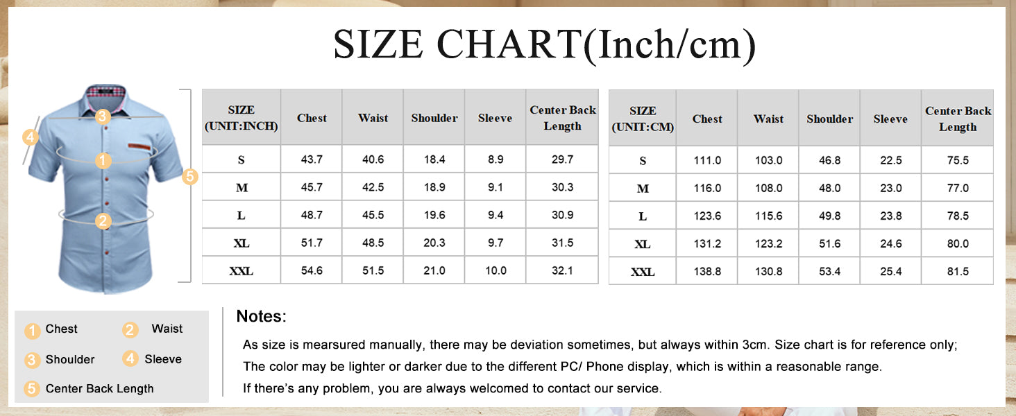 COOFANDY Men's Casual Short Sleeve Button Down Dress Shirt Plaid Collar Denim Work Shirts S-XXL