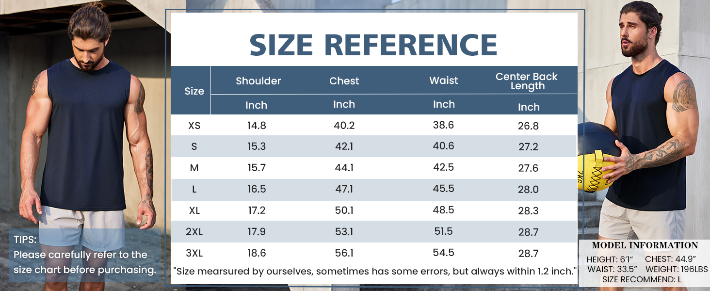 COOFANDY Men's 3 Pack Workout Tank Tops Gym Muscle Tee Bodybuilding Fitness Sleeveless T Shirts S-XXXL