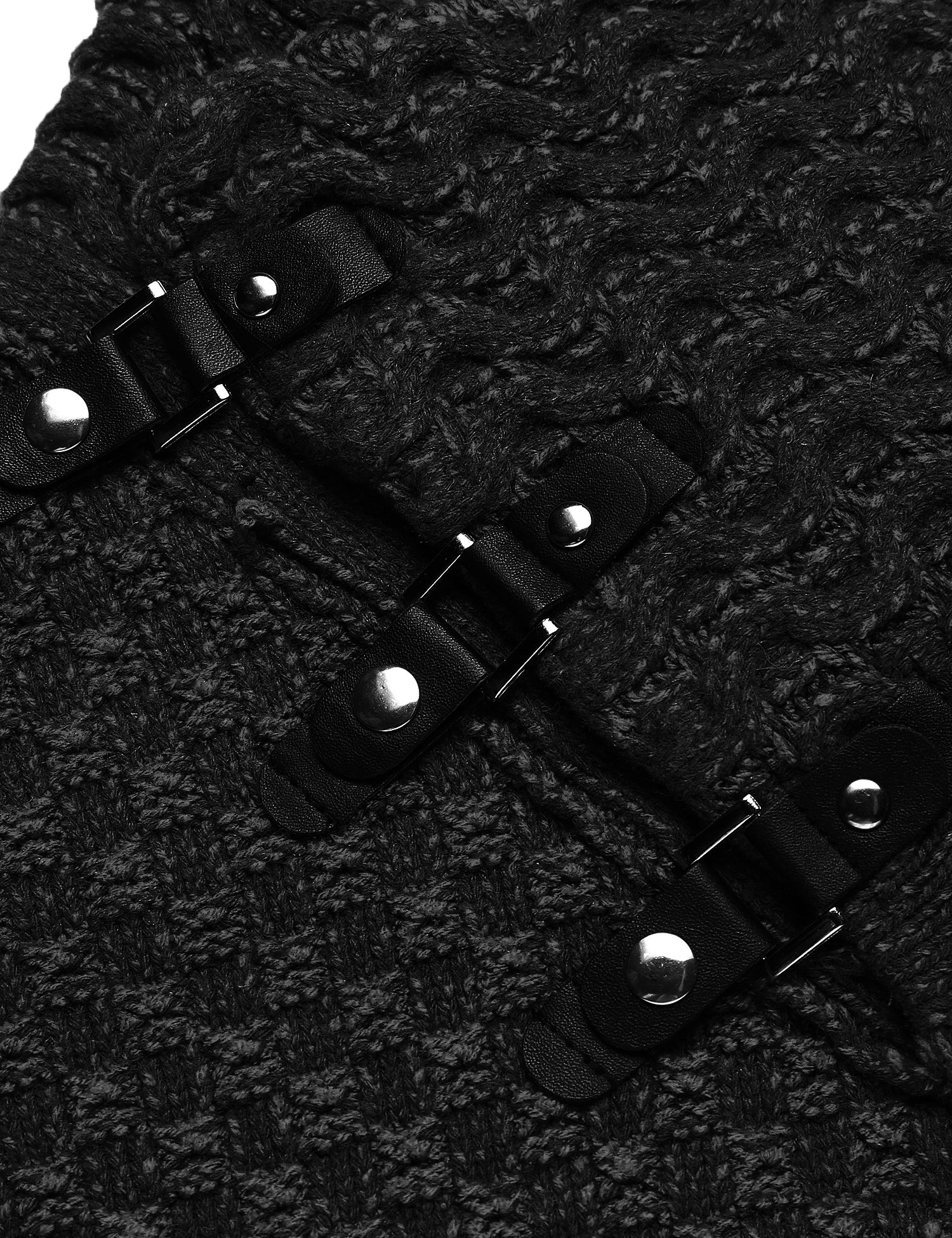 COOFANDY Men's Knitted Turtleneck Sweater Long Sleeve Slim Fit Designer Shawl Collar Pullover