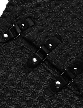 COOFANDY Men's Knitted Turtleneck Sweater Long Sleeve Slim Fit Designer Shawl Collar Pullover