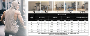 COOFANDY Men's 2 Pack Workout Hooded Tank Tops Bodybuilding Muscle Cut Off T Shirt Sleeveless Gym Hoodies S-XXXL