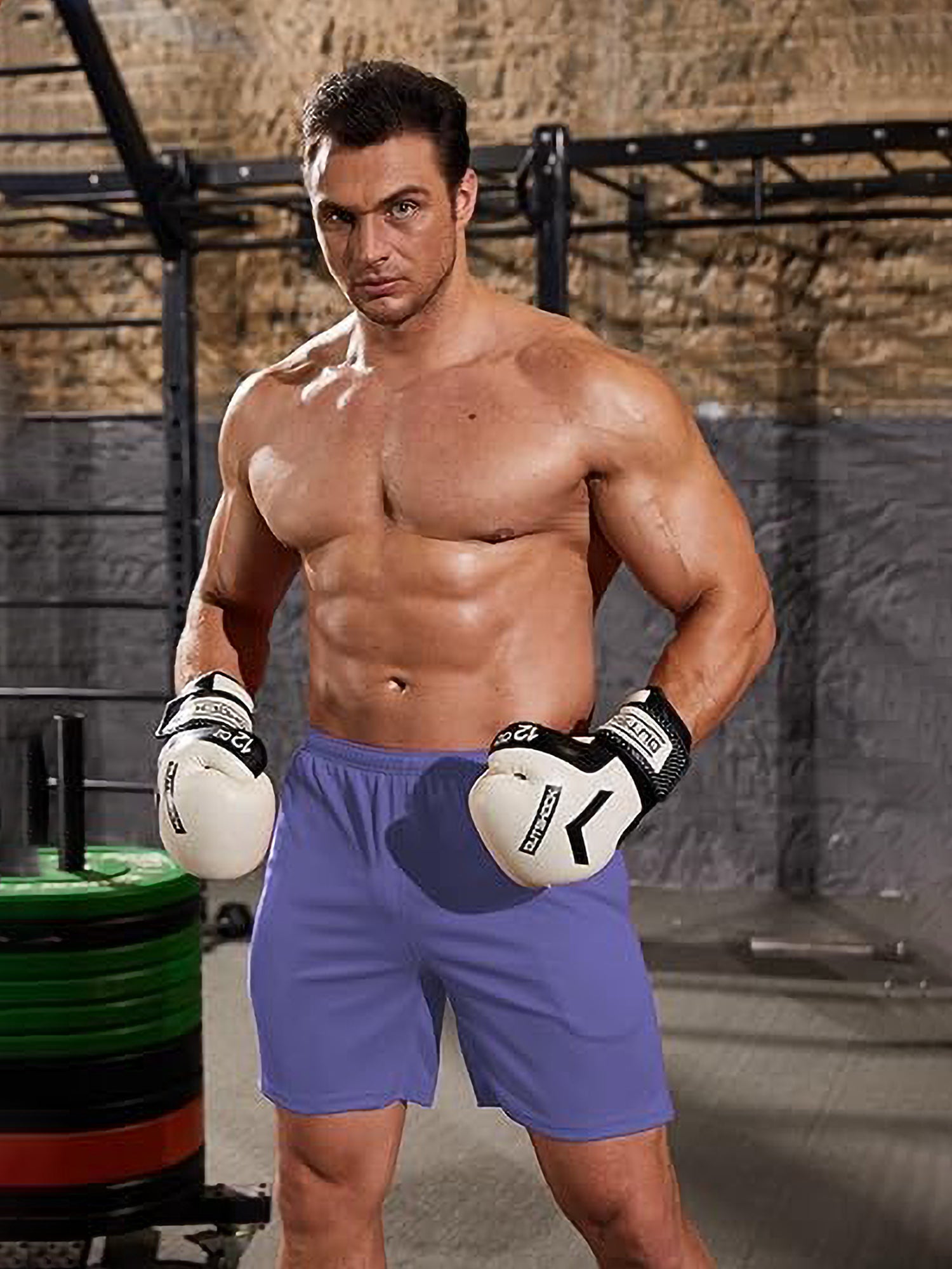 COOFANDY Men's 3 Pack Workout Gym Shorts Mesh Athletic Shorts Lightweight Bodybuilding Training Short Pants with Pockets