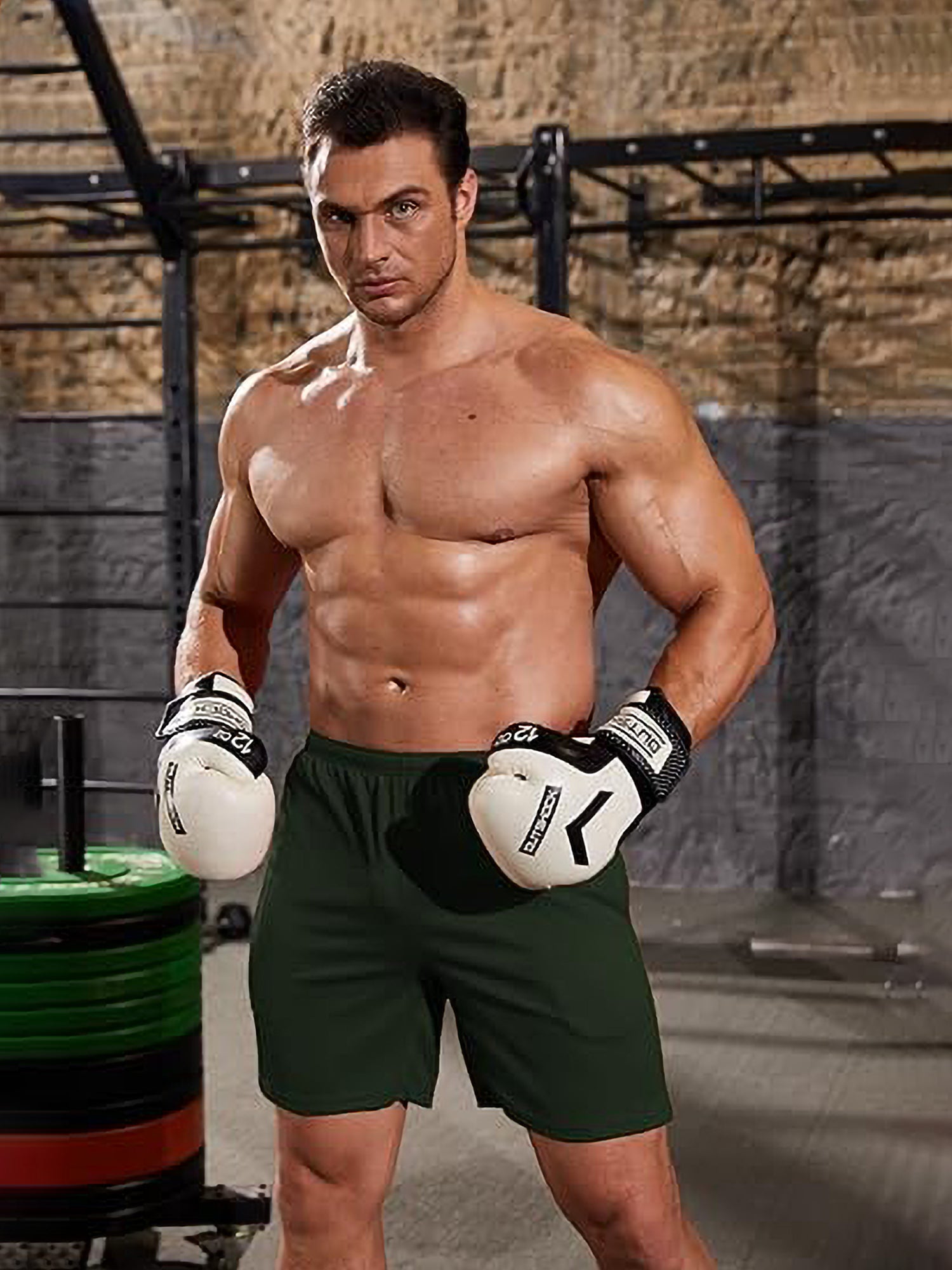 COOFANDY Men's 3 Pack Workout Gym Shorts Mesh Athletic Shorts Lightweight Bodybuilding Training Short Pants with Pockets
