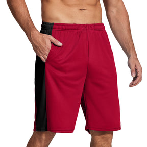 COOFANDY Mens Long Basketball Shorts Mesh Gym Athletic Shorts with Pockets