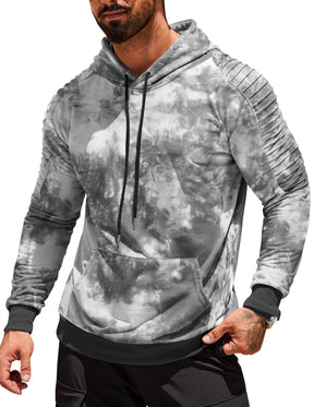COOFANDY Mens Hoodie Sweatshirts Casual Drawstring Hoodies Fashion Hooded Collar Athletic Pullover with Pocket