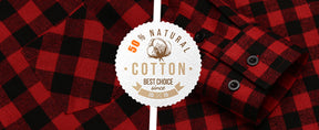 COOFANDY Men's Flannel Plaid Shirts Long Sleeve Casual Cotton Button Down Shirts S-XXL