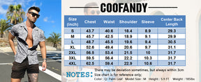 COOFANDY Men's Hawaiian Floral Shirts Cotton Linen Button Down Tropical Holiday Beach Shirts S-XXXL