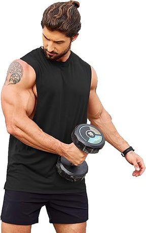 COOFANDY Men Workout Tank Top Gym Bodybuilding Sleeveless Muscle T Shirts Cut Off Shirts S-XXXL