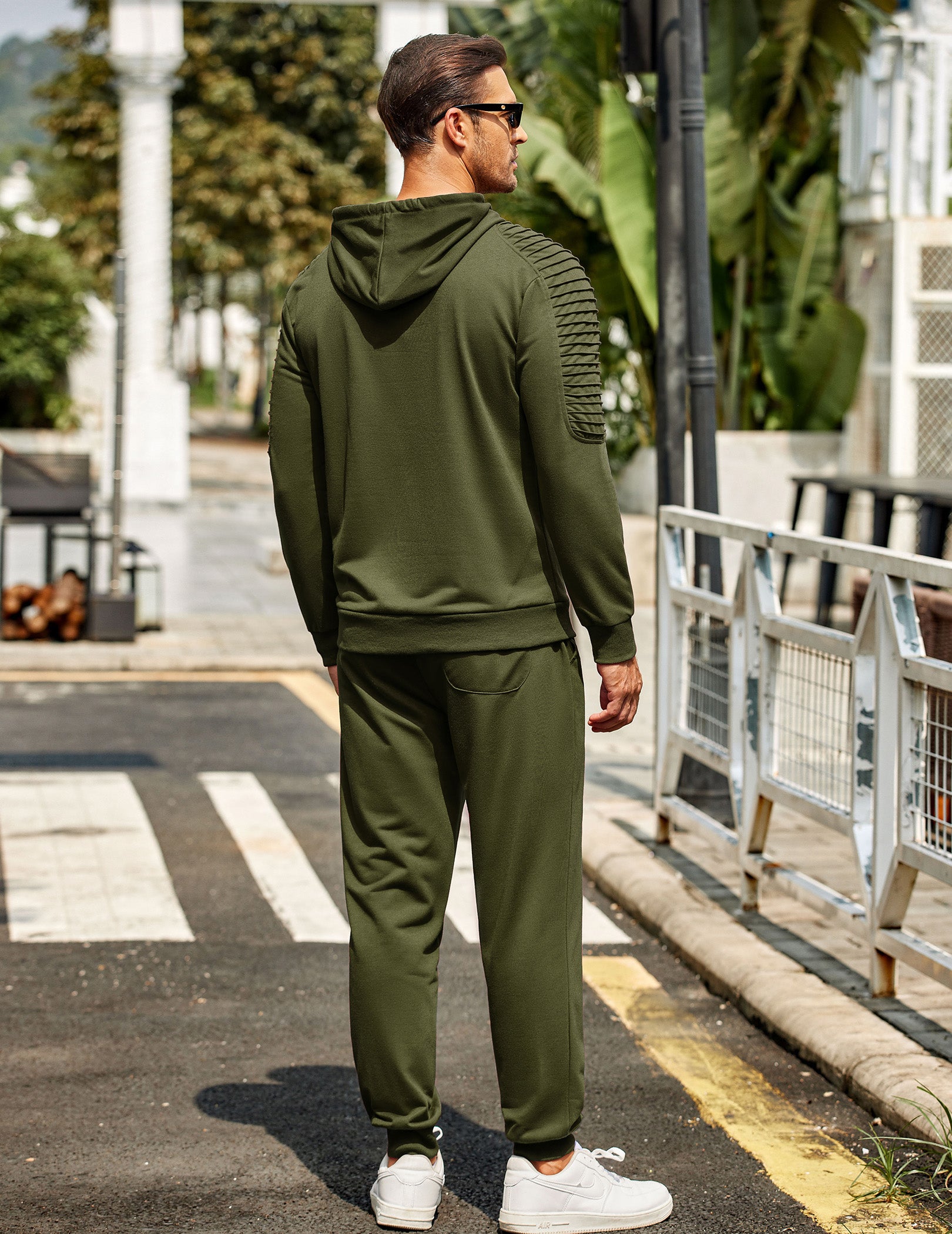 COOFANDY Men's Tracksuit 2 Piece Hoodie Sweatsuit Sets Casual Jogging Athletic Suits