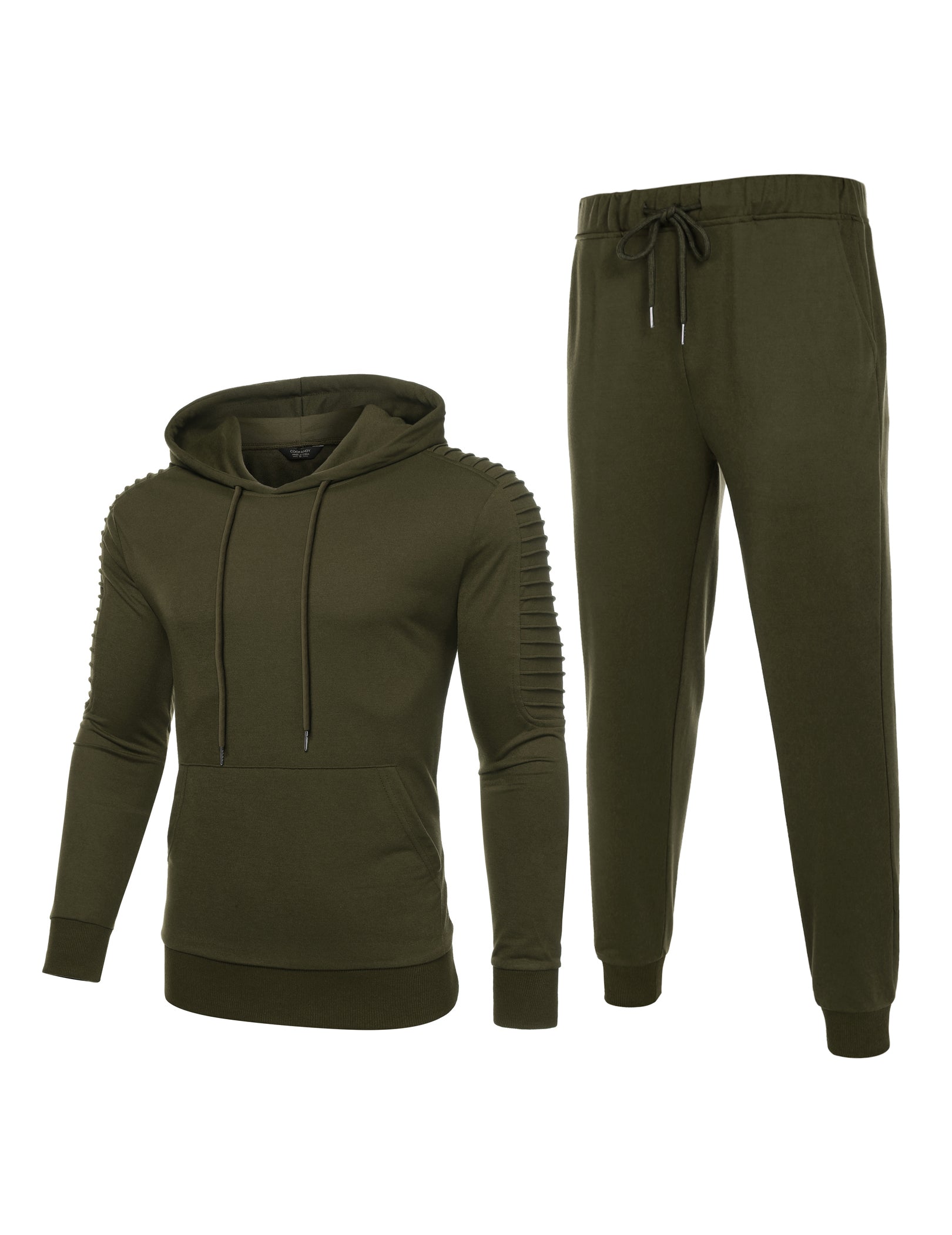 COOFANDY Men's Tracksuit 2 Piece Hoodie Sweatsuit Sets Casual Jogging Athletic Suits