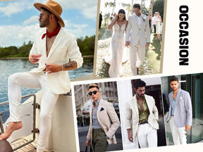 COOFANDY Men's Casual Linen Blazer Lightweight Regular Fit Sport Coat One Button Suit Jacket
