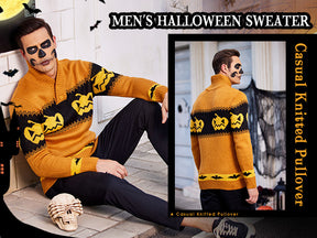 COOFANDY Men's Christmas Sweater Ugly Knitted Xmas Sweaters Casual Snowflake Pullover Knitwear