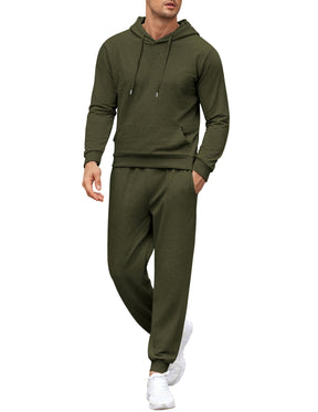 COOFANDY Sweatsuits for Men 2 Piece Tracksuit Casual Athletic Jogging Suit Hooded Set