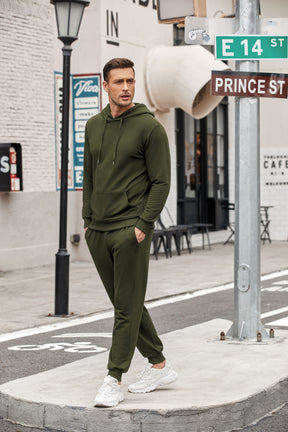 COOFANDY Sweatsuits for Men 2 Piece Tracksuit Casual Athletic Jogging Suit Hooded Set