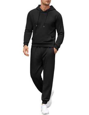 COOFANDY Sweatsuits for Men 2 Piece Tracksuit Casual Athletic Jogging Suit Hooded Set