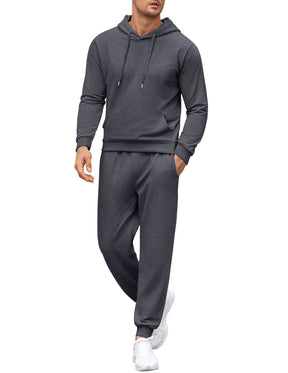 COOFANDY Sweatsuits for Men 2 Piece Tracksuit Casual Athletic Jogging Suit Hooded Set
