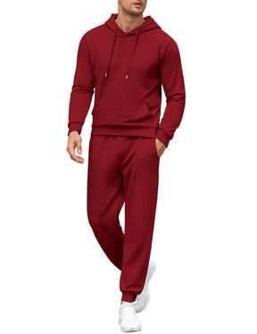 COOFANDY Sweatsuits for Men 2 Piece Tracksuit Casual Athletic Jogging Suit Hooded Set