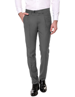COOFANDY Men's Classic Fit Flat Front Dress Pants No Iron Premium Casual Pants Expandable Waist Suit Pants