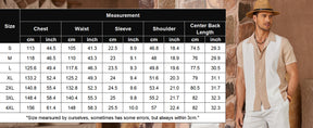COOFANDY Men's Vintage Bowling Shirt Short Sleeve Button Down Summer Cuba Beach Shirts S-XXXL
