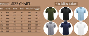 COOFANDY Mens Casual Button Down Shirt Short Sleeve Wrinkle Free Shirts Summer Shirt S-4XL