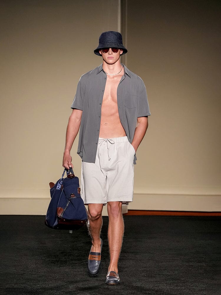 Classic Elastic Waist Linen Shorts (US Only) Shorts coofandy 