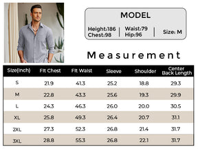 COOFANDY Men's Long Sleeve Button Down Casual Untucked Regular-Fit Oxford Dress Shirts