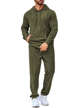 COOFANDY Men's Tracksuit 2 Piece Set Hoodie Sweatsuits Athletic Jogging Suits Casual Sports Outfits