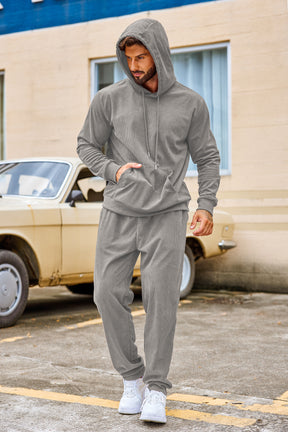 COOFANDY Men's Tracksuit 2 Piece Set Hoodie Sweatsuits Athletic Jogging Suits Casual Sports Outfits