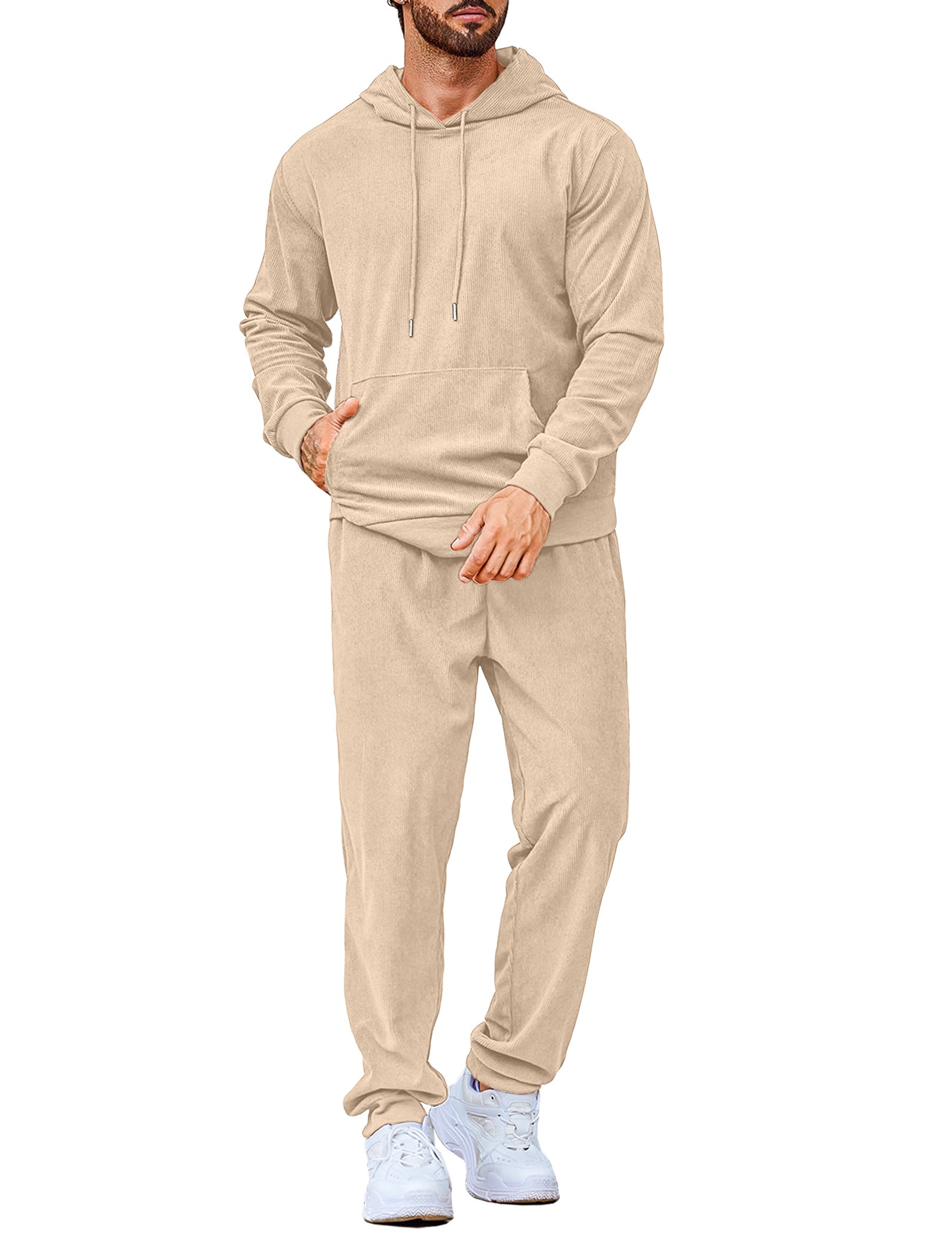 COOFANDY Men's Tracksuit 2 Piece Set Hoodie Sweatsuits Athletic Jogging Suits Casual Sports Outfits