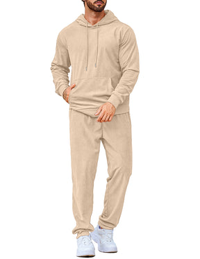 COOFANDY Men's Tracksuit 2 Piece Set Hoodie Sweatsuits Athletic Jogging Suits Casual Sports Outfits