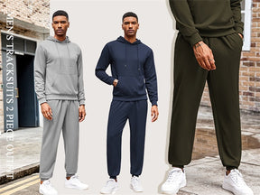 COOFANDY Men's Tracksuit 2 Piece Hoodie Athletic Sweatsuits Casual Jogging Suit Sets
