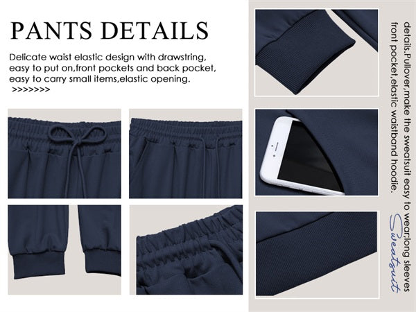 COOFANDY Men's Tracksuit 2 Piece Hoodie Athletic Sweatsuits Casual Jogging Suit Sets