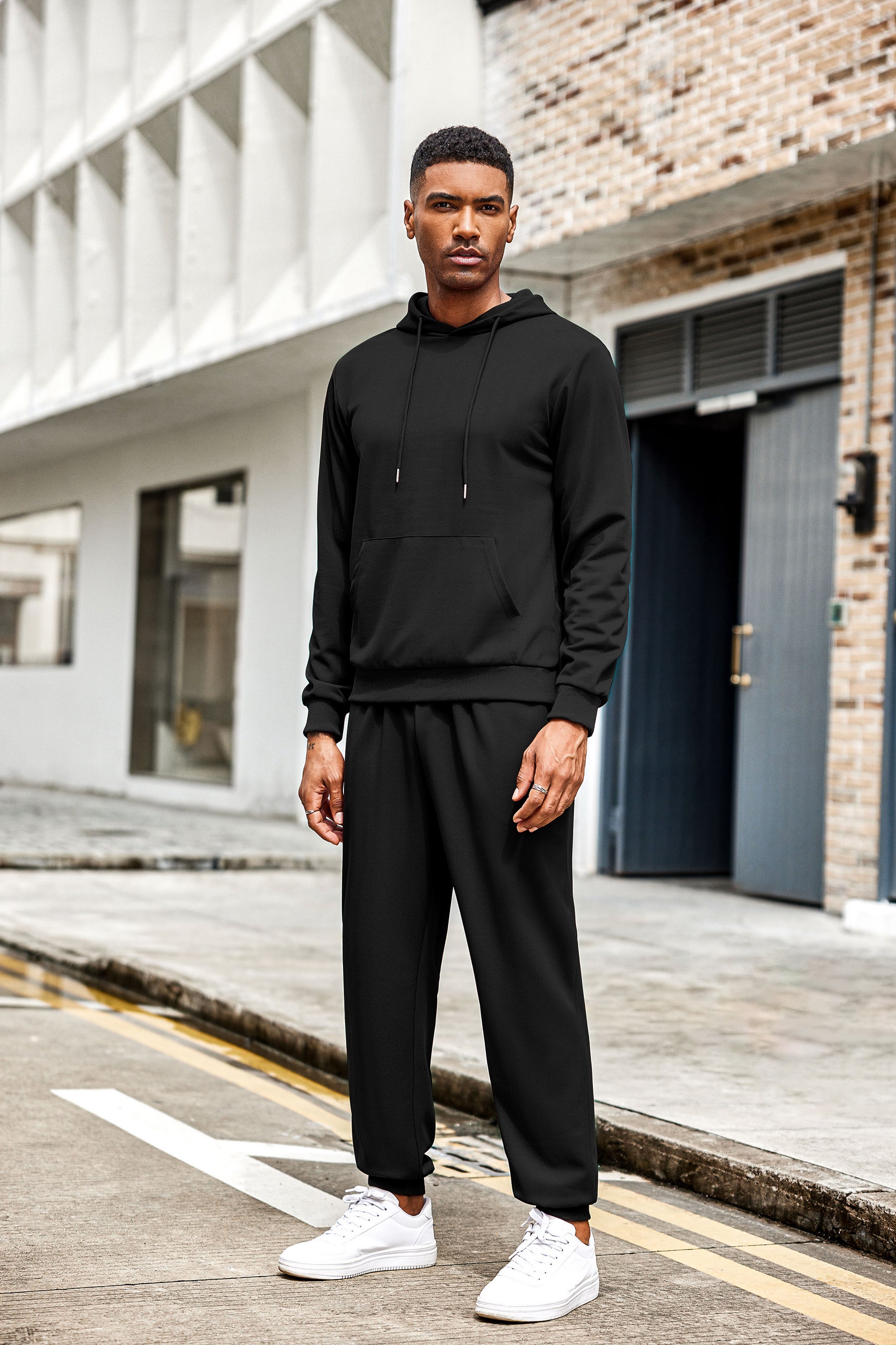 COOFANDY Men's Tracksuit 2 Piece Hoodie Athletic Sweatsuits Casual Jogging Suit Sets