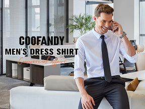COOFANDY Men's Dress Shirts Long Sleeve Button Up Shirts Formal Business Shirt