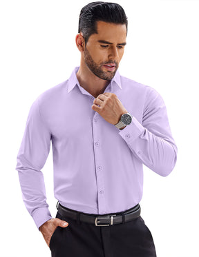 COOFANDY Men's Dress Shirts Long Sleeve Button Up Shirts Formal Business Shirt