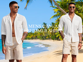 COOFANDY Men's Long Sleeve Button Down Shirts Casual Untucked Shirt Regular Fit Dress Shirt