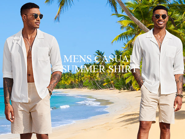 COOFANDY Men's Long Sleeve Button Down Shirts Casual Untucked Shirt Regular Fit Dress Shirt