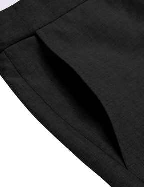 COOFANDY Men Classic Fit Dress Pant Casual Flat Front Pant Expandable Waist Suit Pant