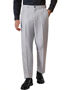 COOFANDY Men Classic Fit Dress Pant Casual Flat Front Pant Expandable Waist Suit Pant